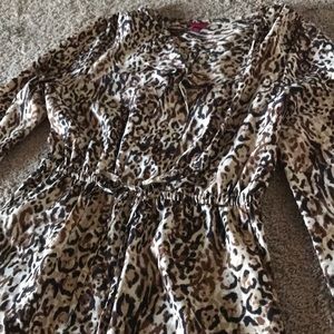 Animal print dress